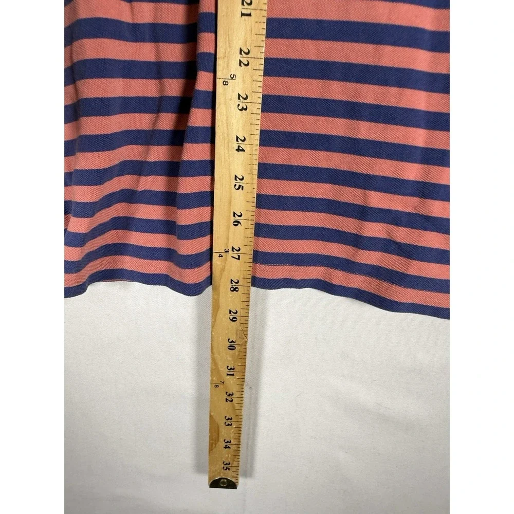 LL Bean Casco Bay Polo Shirt Men's XXL Stripe Freeport Maine Short Sleeve